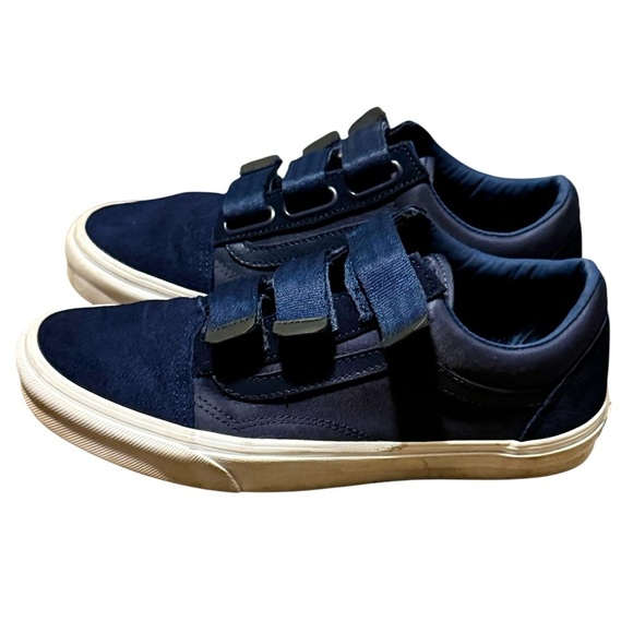 Vans Old Skool V Surplus Nylon Sneakers Blue Men’s 7.5 Womens 9 Unisex Slip Ons - Picture 1 of 8